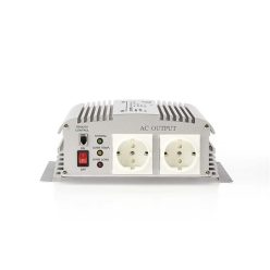   Nedis PIMS100024 24V DC - 230V AC inverter, 1000W, csúcsteljesítmény: 2400 W, akkumulátorsaru csatlakozás