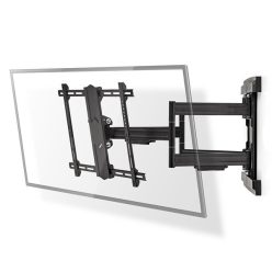   Nedis TVWM6551BK 37"- 80" LCD TV / monitor fali tartókonzol, maximum 70 kg, forgatható / dönthető, 6 forgáspont
