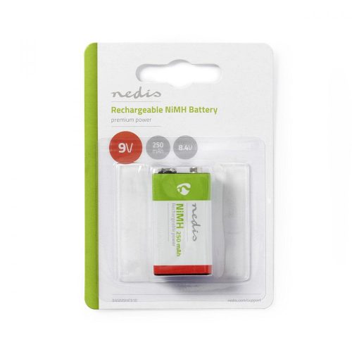 9V 250mAh NiMh akkumulátor
