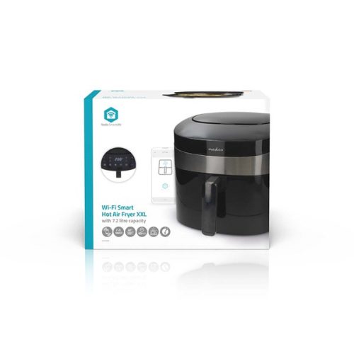 Nedis KAAF180BKW WIFI forrólevegős légkeveréses sütő, 7,2 L, Android™ / IOS