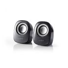 USB hangszóró | 4 W | Fekete / Ezüst