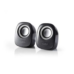 USB hangszóró | 4 W | Fekete / Ezüst