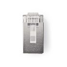 Cat5 FTP moduláris csatlakozó tömör vezetékhez | RJ45 (8P8C) - 10 db