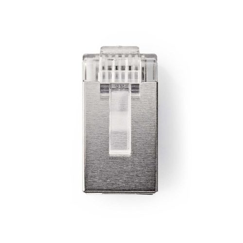 Cat5 FTP moduláris csatlakozó tömör vezetékhez | RJ45 (8P8C) - 10 db