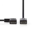 HDMI kábel ethernettel bal sarok 1,5m