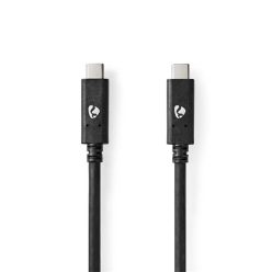 Nedis USB-C gyorstöltő kábel 100W - 4K 10 Gbps 1m