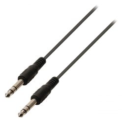 Sztereo audio kábel 2x 6,3mm jack - 2m