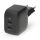 Nedis 45W USB-C töltő – 2x USB-C GaN gyorstöltő Fekete