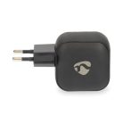 Nedis 45W USB-C töltő – 2x USB-C GaN gyorstöltő Fekete