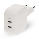 Nedis 45W USB-C töltő – 2x USB-C GaN gyorstöltő Fekete