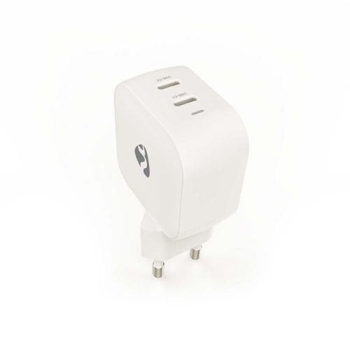 Nedis 45W USB-C töltő – 2x USB-C GaN gyorstöltő Fekete