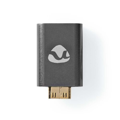 Nedis mini HDMI - HDMI adapter - 4K@60Hz - aranyozott - alumínium ház