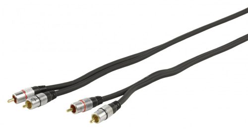 Nedis csúcsminőségű RCA kábel - 0,75 m