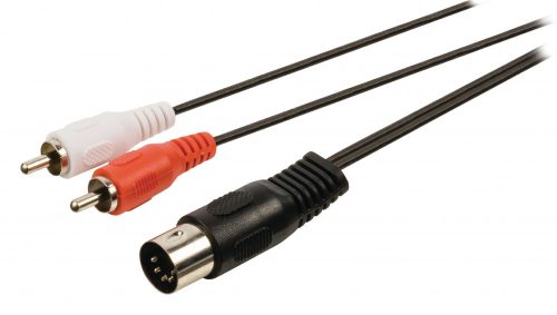 DIN  - 2x RCA kábel - 1,0 m