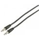 Jack audio kábel vékony dugó - 1 m - Fekete (CAGP22005BK10)