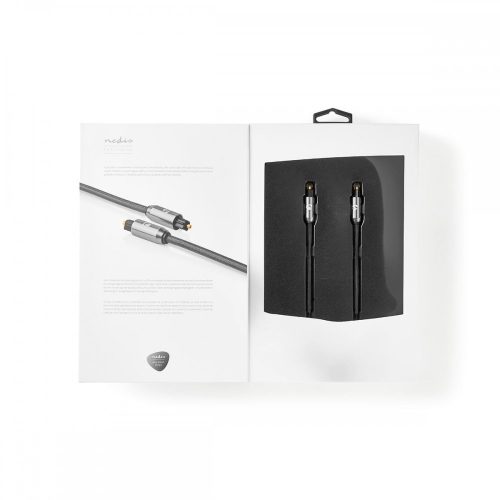 Nedis prémium digitális optikai kábel - Fonott szigetelés - 3 m