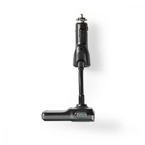 Bluetotth FM tanszmitter Bass Boost - Dupla USB töltő 3 A - MicroSD | Hangvezérlés (CATR101BK)