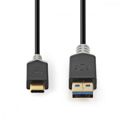  Nedis aranyozott USB-C - USB-A kábel - USB 3.2 - 1,0 m - 3 A - 5 Gbps
