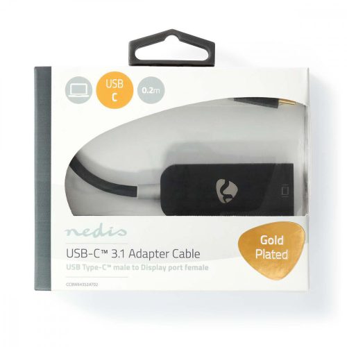 Nedis USB-C - DisplayPort átalakító - USB 3.1