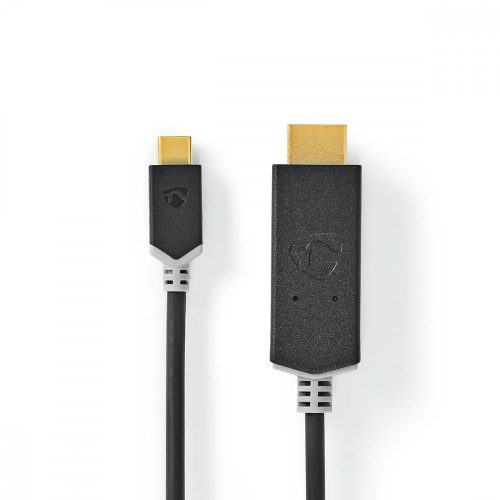 USB-C HDMI Kábel - Aranyozott - USB 3.2 Gen 1 - 4K@60Hz - 2m