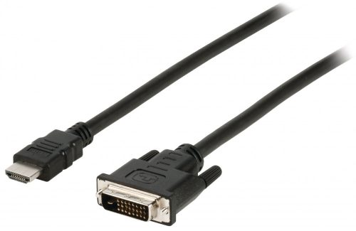 Nedis HDMI - DVI kábel | HDMI / DVI-D 24+1 | 2 m (CCGB34800BK20)