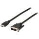 Nedis HDMI - DVI kábel | HDMI / DVI-D 24+1 | 2 m (CCGB34800BK20)