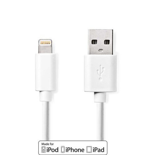 Lightning USB kábel - 12 W - 2,0 m - Fehér