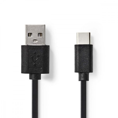 USB-C - USB kábel | USB-C Dugó - USB-A Dugó | 0,1 m | Fekete (CCGB60600BK01)