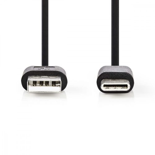 USB-C - USB Gyorstöltő Kábel - 60 W - 1 m - Fekete