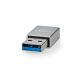 USB-C USB-A Adapter - USB 3.2 Gen 1 - USB-A Dugó USB-C Aljzat - 5 Gbps