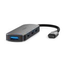 USB elosztó HUB - USB-C - 4x USB A -  USB 3.2 Gen 1