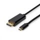 USB-C - DisplayPort kábel - 4K@60Hz - 2 m
