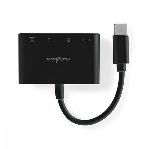 Nedis USB-C hub kártyaolvasóval - USB-C / USB-A port