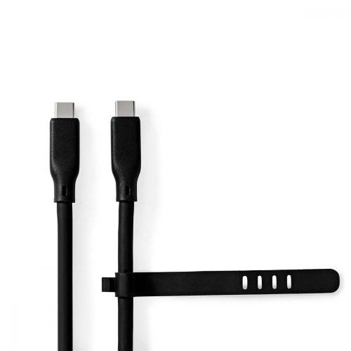 USB-C gyorstöltő kábel - USB 3.2 Gen 2 - 240 W - 8K@30Hz - 20 Gbps - Szilikon - 1 m