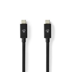   USB4 kábel - USB-C - Gyorstöltés 240 W - 8K@60Hz - 40 Gbps - 1m