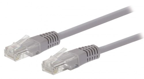 UTP patch Kábel - 0.5 m - Cat5E - Szürke