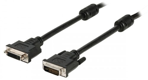 DVI hosszabbító kábel | DVI-I 24+5 Dugó / Aljzat | 2 m (CCGP32055BK20)
