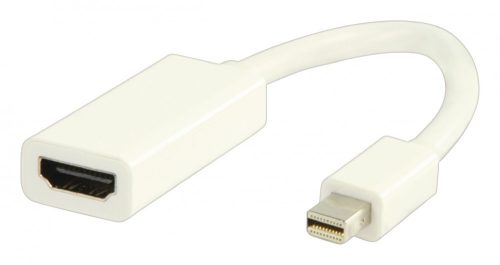 Nedis Mini DisplayPort - HDMI átalakító kábel | fehér | 0,2 m  (CCGP37650WT02)