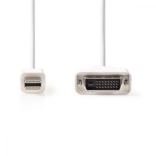 Mini DisplayPort - DVI-D Kábel - Mini DisplayPort dugó - DVI-D dugó - 2,0 m - Fehér