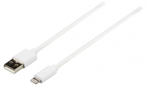 Adat és töltőkábel Apple Lightning csatlakozóval | MFI | 2 m | Fehér