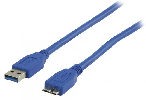 micro USB 3.0 kábel | Micro USB 3.0 B / USB A | kék | 5 m