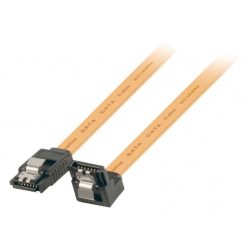 SATA 6 Gb/s Adatkábel Zárral | 90° | 1 m