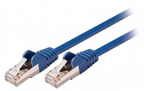 SFTP | SF/UTP Cat 5e Hálózati Kábel kék - 1,5 m