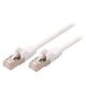 SFTP | SF/UTP Cat 5e Hálózati Kábel fehér - 1,5 m