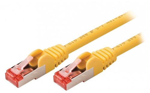 S/FTP Cat 6 patch Kábel | S/FTP | LSZH | 1 m | Sárga