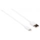 Nedis Apple Lightning kábel | MFI | 1 m | fehér
