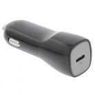 Autós USB-C töltő 3A fekete