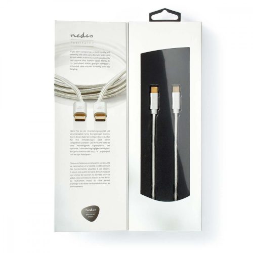 Nedis Profigold USB-C kábel - 100W Gyorstöltés - 480 Mbps - 1 m