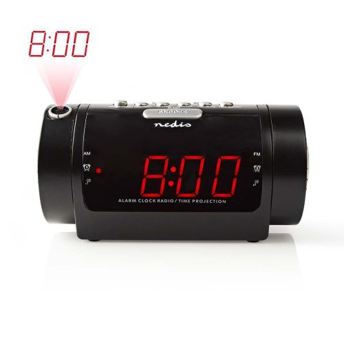Projektoros rádiós óra | kivetítő funkció | Kettős Ébresztő (CLAR005BK)