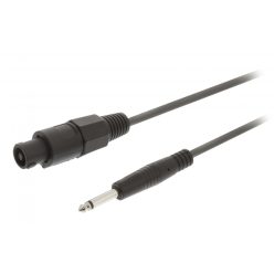   Nedis Speakon hangfalkábel | 6,3 mm jack - Speakon kábel | 1,5 mm² | 10 m (COTG16200GY100)